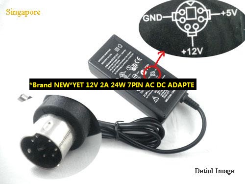*Brand NEW* JKY36SP1003500 JKY36-SP1003500 YET 12V 2A 24W 7PIN AC DC ADAPTE POWER SUPPLY